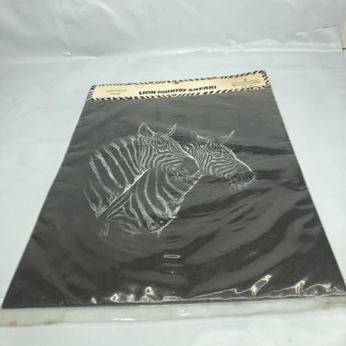 ZEBRAS LITHOGRAPHIC Reproductions 8" X 10"-NEW-SEALED Jane Hill Studio - Picture 2 of 7
