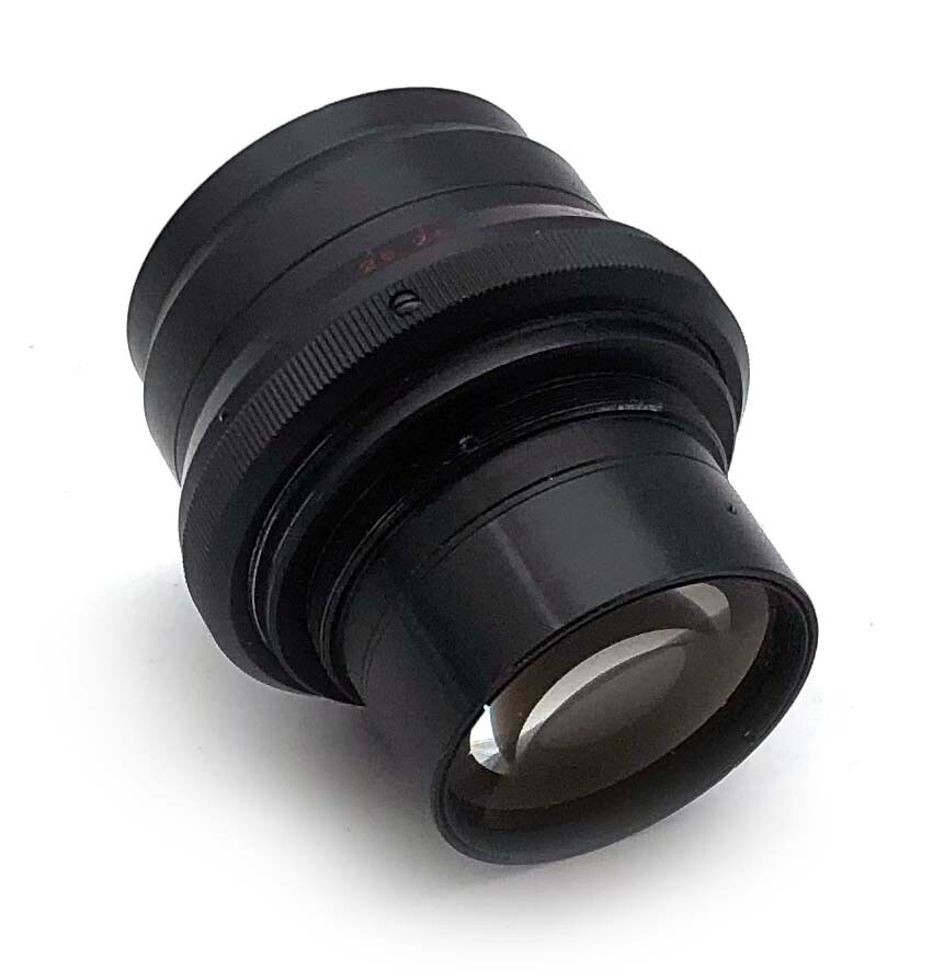 Soviet KMZ PO2-2M 2/75mm lens optical block M44 screw mount MINT