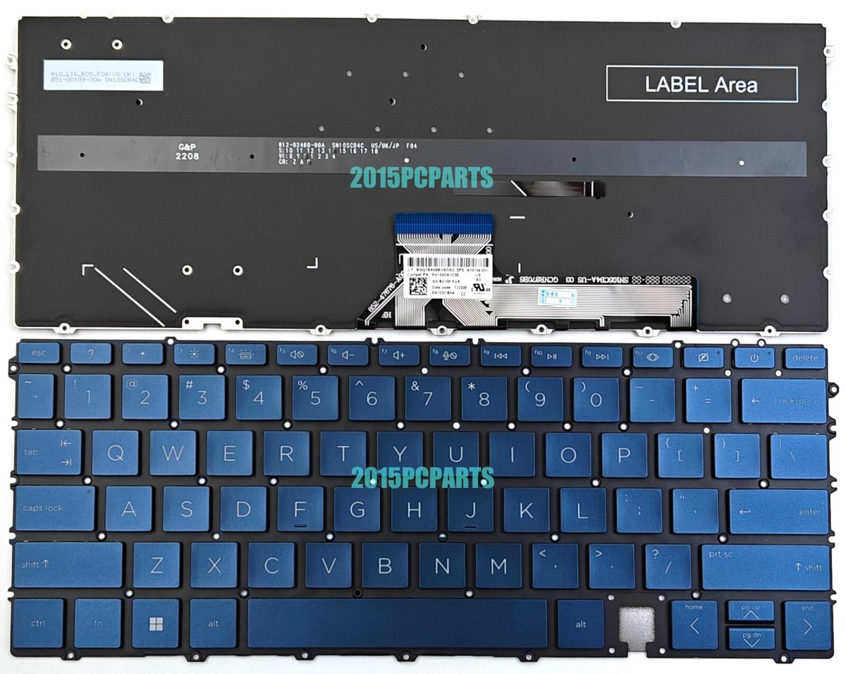HP Spectre x360 14-EF 14-EF0013DX 14-EF0747NR 14-EF2013DX Keyboard