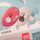 18pcs DELI Mini Utility Knife Box Cutter Auto-Retractable Razor Blade Knife 2050