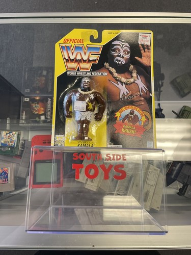 Hasbro WWF Yellow Card Kamala Action Figure...