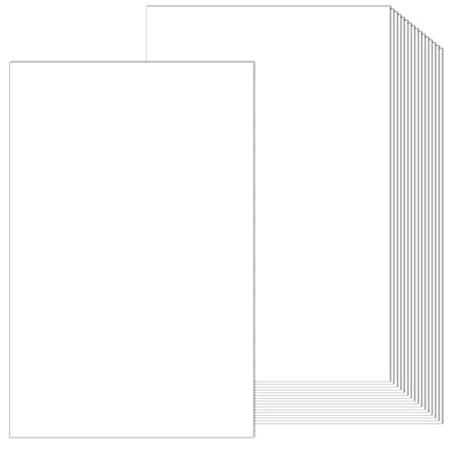 Legal Size Card Stock Paper 8.5 x 14 Inches White Colored Smooth 65lb