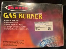 Blazer Gas Burner RK4103 for Laboratory Work or Dental Prosthetic Work