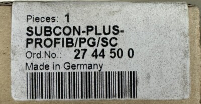 Phoenix Contact SUBCON-PLUS-PROFIB/AX/SC 2744500