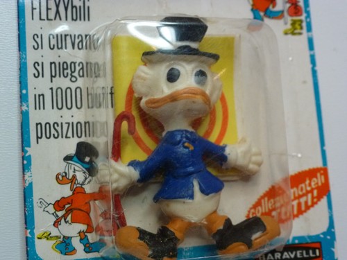 WALT DISNEY - VINTAGE UNCLE SCROOGE PAPERONE DAGOBERT DUCK H6.0cm CARD-BLISTER - Imagen 3 de 6