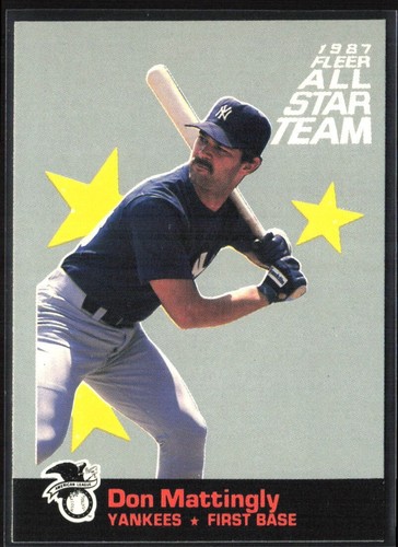 1987 Fleer Baseball All-Star Team - #1 - Don Mattingly