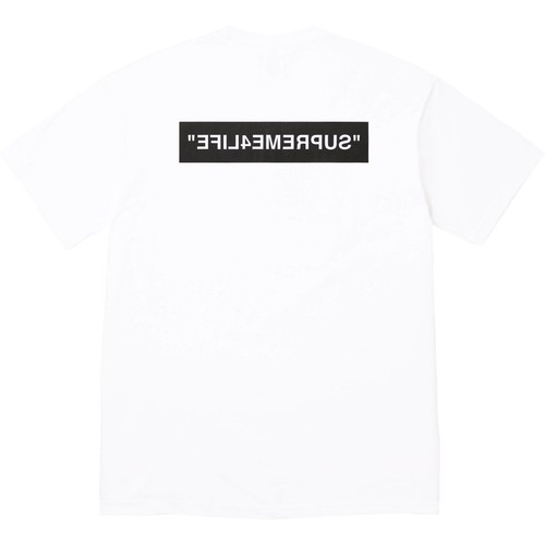 SUPREME 4 Life Tee Short Sleeve Top White T-Shirt FW24 Men’s Size XXL