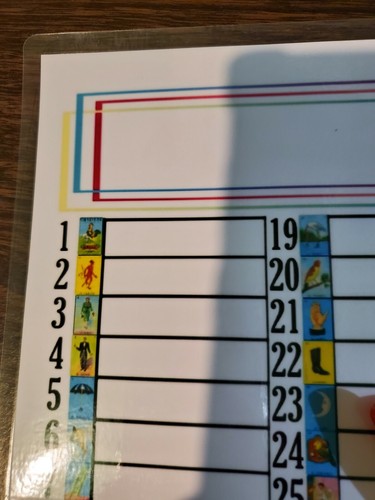 Don Clement Images LOTERIA BINGO CHALUPA RAFFLE SHEET 1 Dry Erase Marker names - Bild 6 von 7