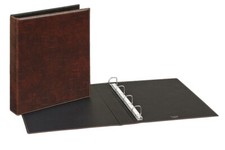 VELOFLEX  A4 Ringbuch Ordner Exquisit in BRAUN, 4 Ring-Mechanik  5143760