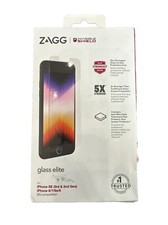 Zagg Glass Elite -  iPhone SE (3rd&2nd Gen), iPhone 8/7/6s/6 5g Compatible 