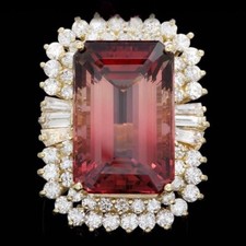 Certified Large Color Change Alexandrite Diamond Ring, Lab Created, Size 6