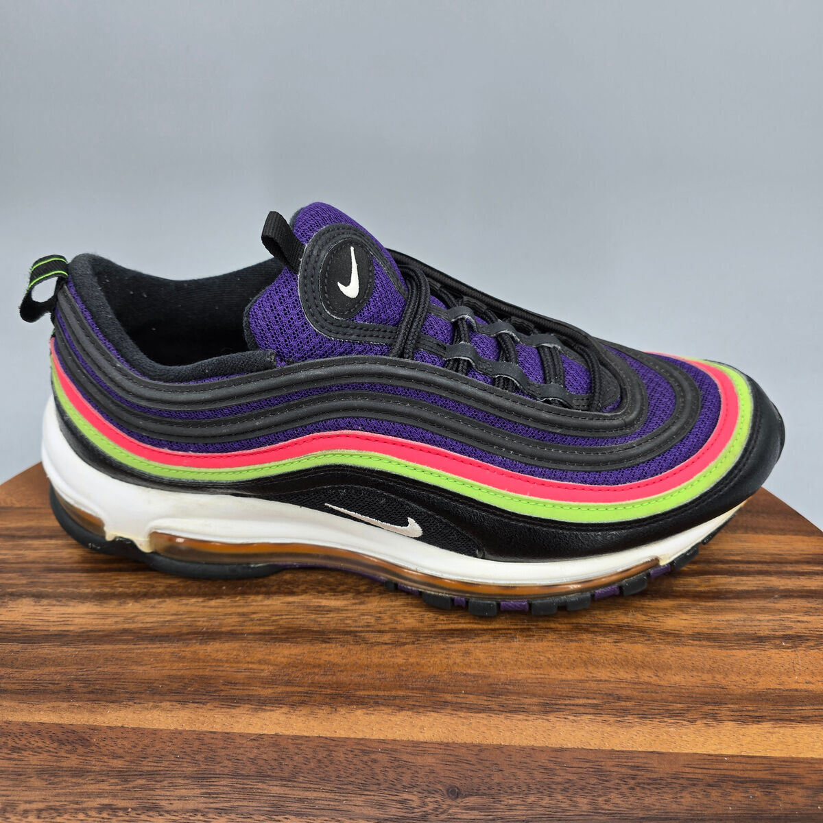 【NIKE】★AIR MAX 97 Nike Air Max 97 Joker Shoes Men's 8 Purple Black Low Top