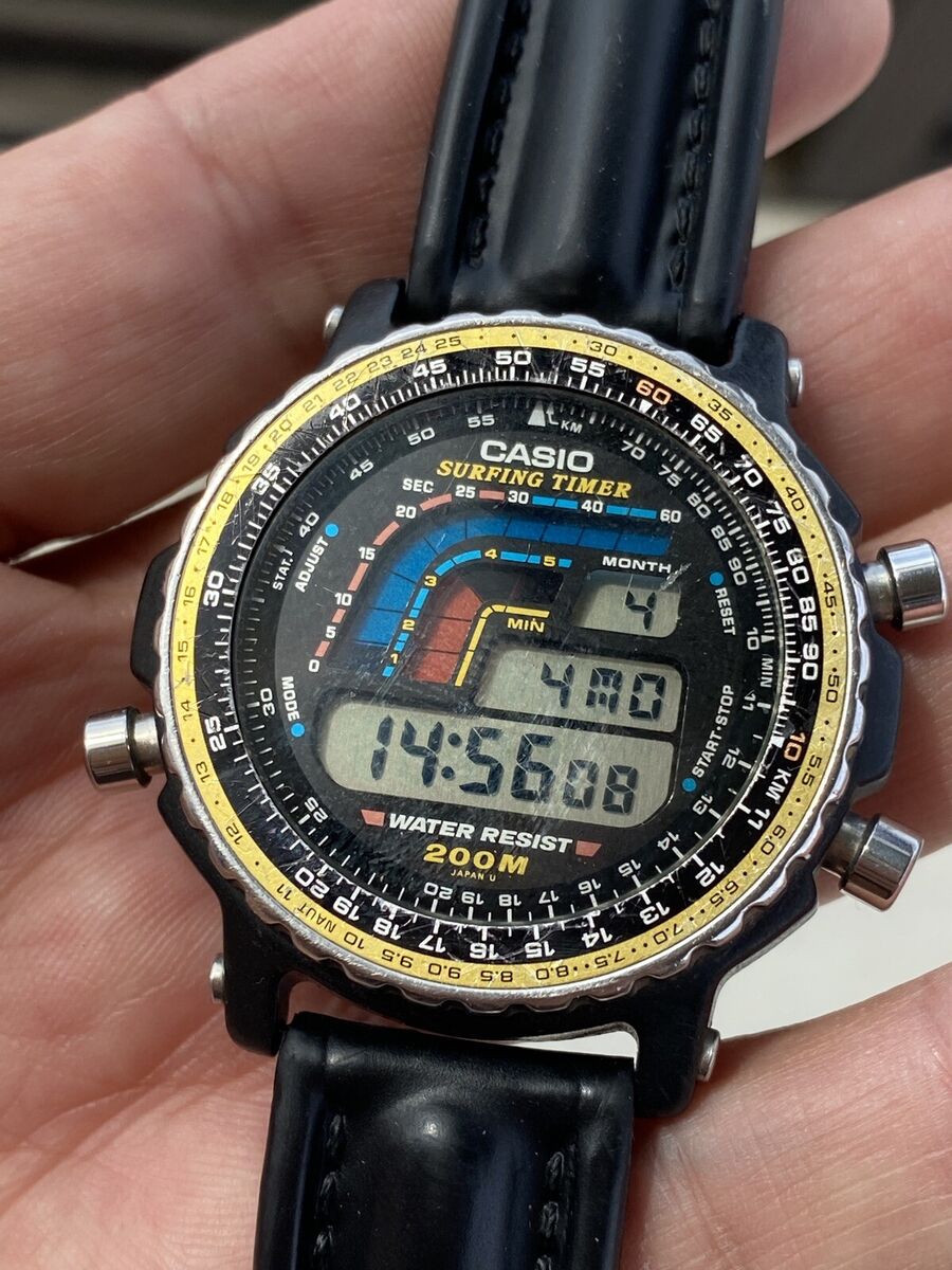 Casio Surfing Timer 933 DW-403 Chronograph Rare Watch Casio Surfing Timer 933 DW-403 Chronograph Rare Watch