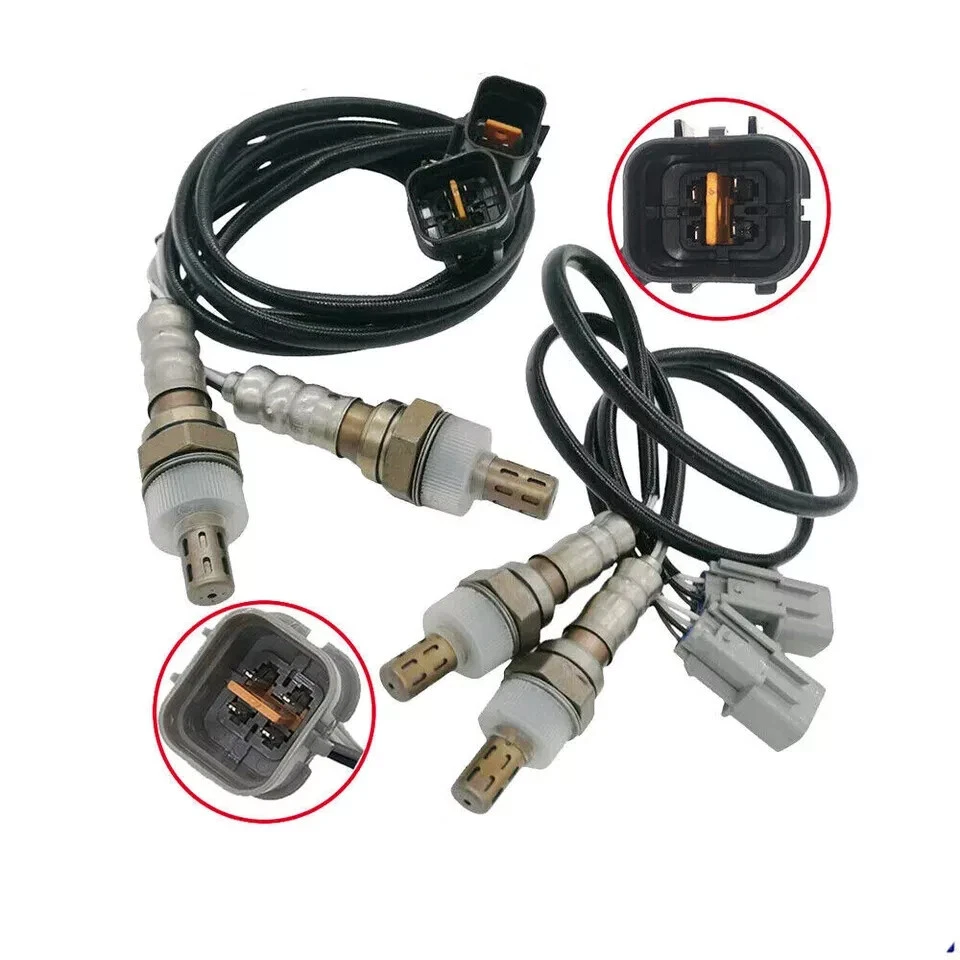 4x Up+Down Oxygen O2 Sensors For Mitsubishi Eclipse 2.4L L4 2006-2012 | Reach Brand