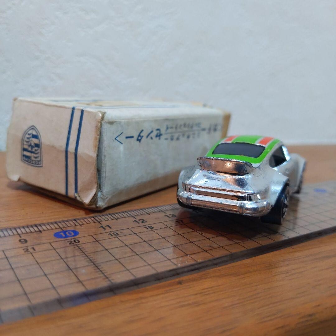 HOT WHEELS® PORSCHE 911 ©MATTEL 1974 香港製 Vintage Hot Wheels Redline Porsche P-911 1974 Hong Kong