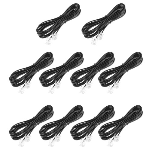 10 PCS Phone Line Cord RJ11 Connecting Wire Telephone Telephone Cord - Zdjęcie 3 z 12