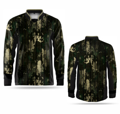 Sonics High Quality Paintball Long Sleeve Padded Lightweight Jersey Green - 1009