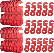 40-Pack Aluminum Guyline Tensioners Tent Rope Adjusters for Camping & Hiking