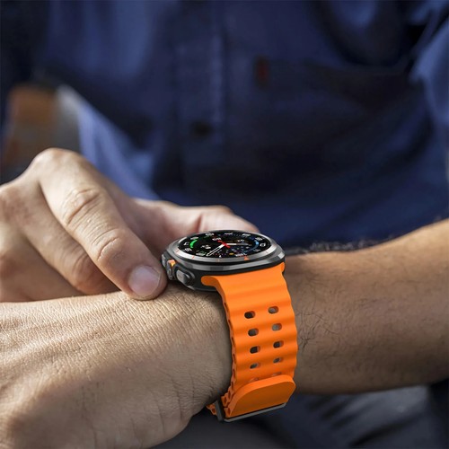 Correa de silicona de repuesto para Samsung Galaxy Watch 7 Ultra 47 mm correa de fitness - Imagen 7 de 27