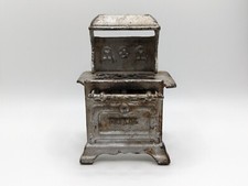 ROYAL Cast Iron Toy Dollhouse Furniture Kitchen Stove Mini Salesman Sample 20  s