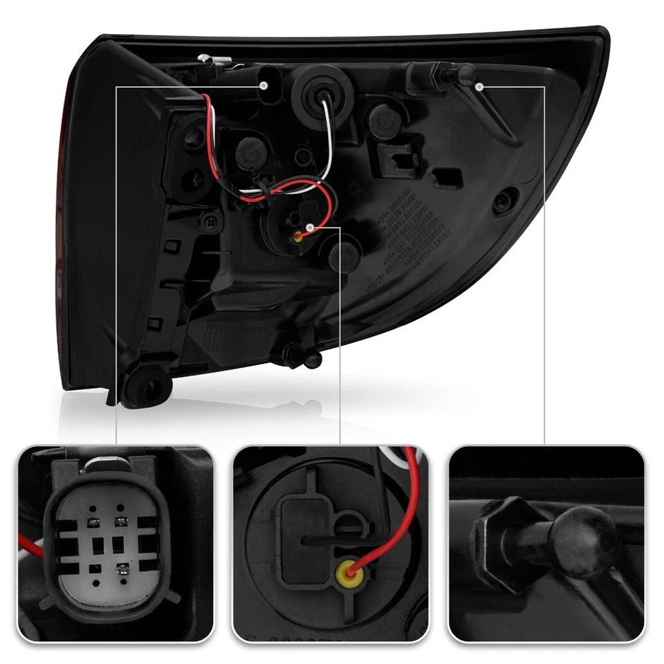 Luz trasera apta para Chrysler Pacifica 2017-2022 LED exterior lado del conductor izquierdo Foto 2 de 4