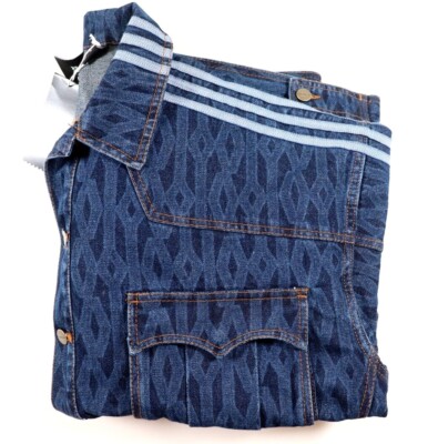 ADIDAS ORIGINALS X IVY PARK MONOGRAM DENIM LOOSE TRACK