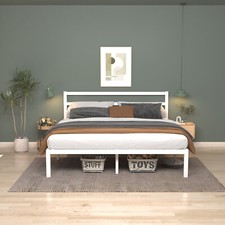 Metal Platform Bed Frame Twin/Full/Queen/King with Headboard
