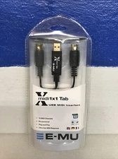 E-MU XMIDI 1X1 Tab USB Midi Interface New Sealed