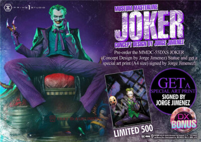 Prime 1 Studio MMDC-55 Joker Statue 1/3 Theater Hideout-themed