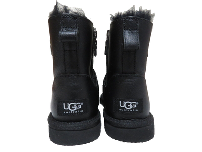 Chestnut Suede Ugg Classic Double Zip Fur Black Ugg Tall Cuff