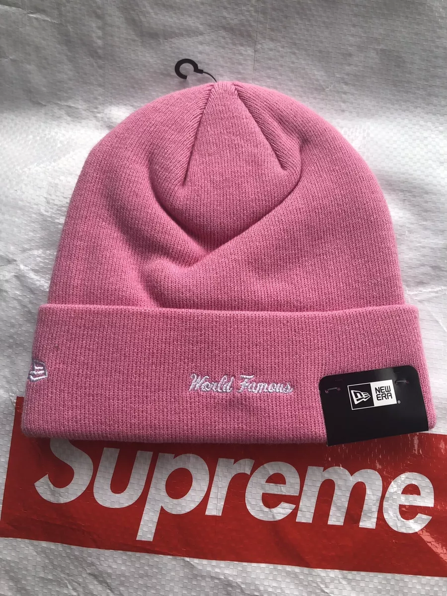 supreme box beanie magenta 新品未使用 ピンク帽子 - ニット帽/ビーニー