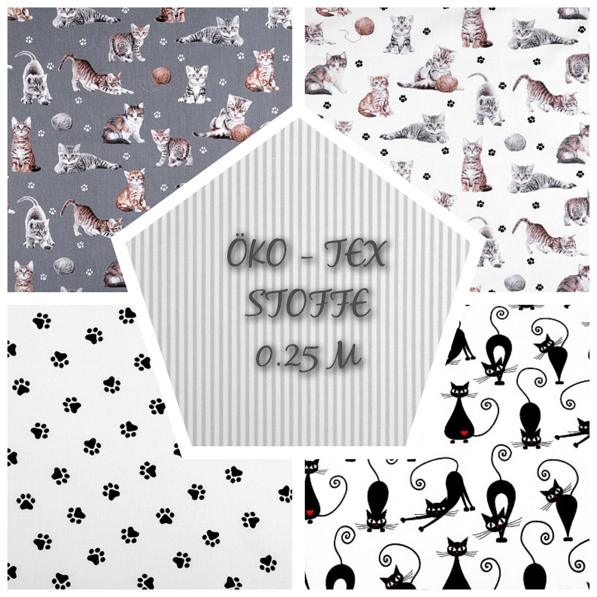 100% Baumwollstoff Meterware 25/160cm Stoff 50 x 50 cm BW Stoffe zum nähen