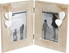 Image of Ashley Farmhouse Double Standing Photo Frame