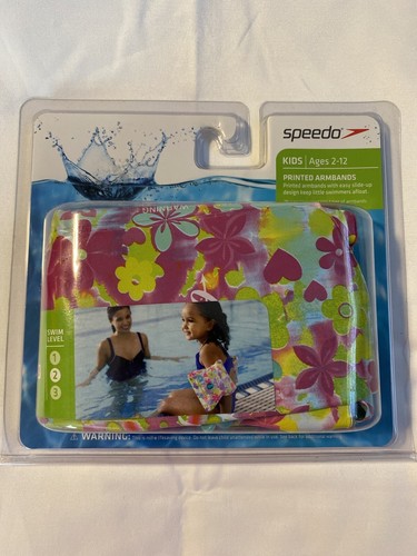 Speedo Begin To Swim Floral Printed Armbänder Schwimmer Alter 2-12 Level 2 Neu in Verpackung - Bild 1 von 3