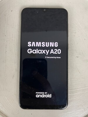 Samsung Galaxy A20 A205U Android Smartphone Dual Sim Black Unlocked Tested/Works
