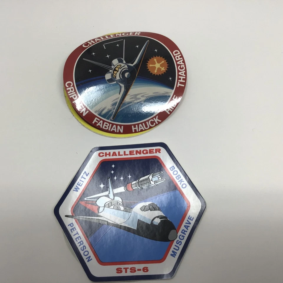 20 pc Set Vintage NASA Decals Missions Emblems - Insigns collection 1980 -1990 - Image 4 of 4