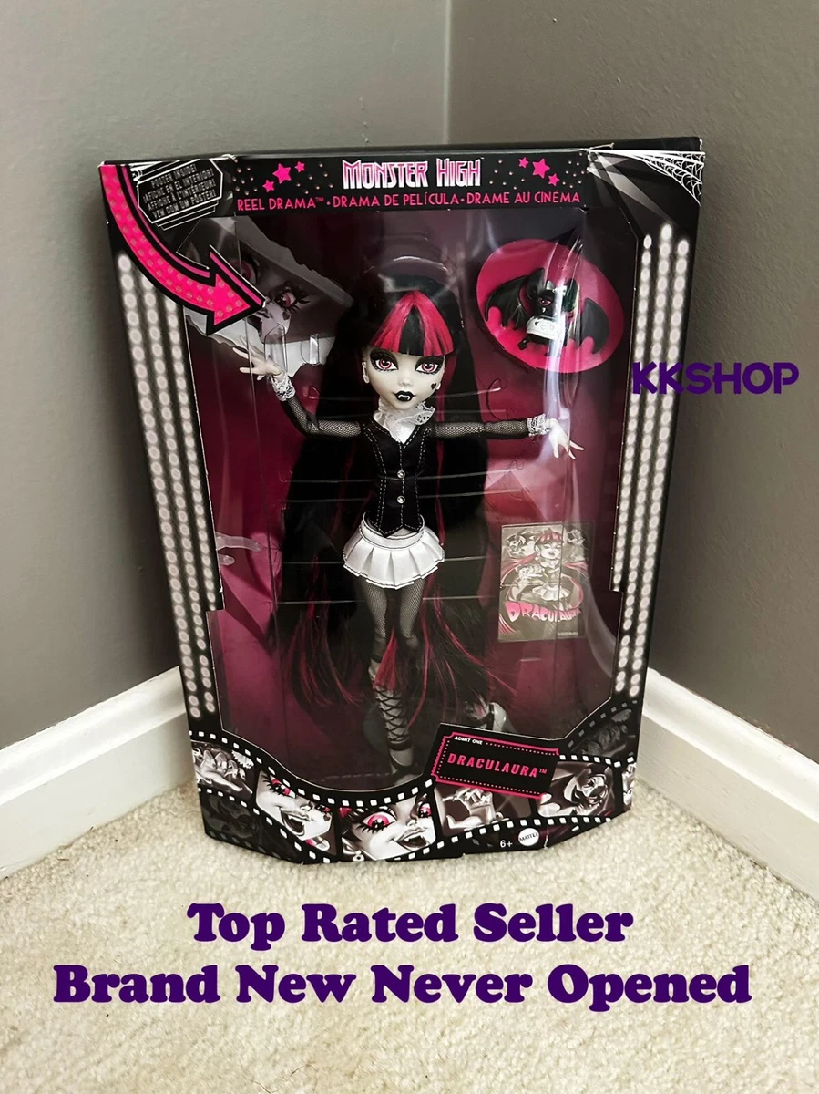 Monster High Doll Draculaura Reel Drama Collector Doll NEW SAME DAY SHIP