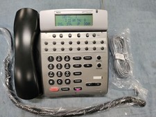 NEC Dterm Digital phone DTH-16D-2 BK 780575 Black, good LCD, complete warranty