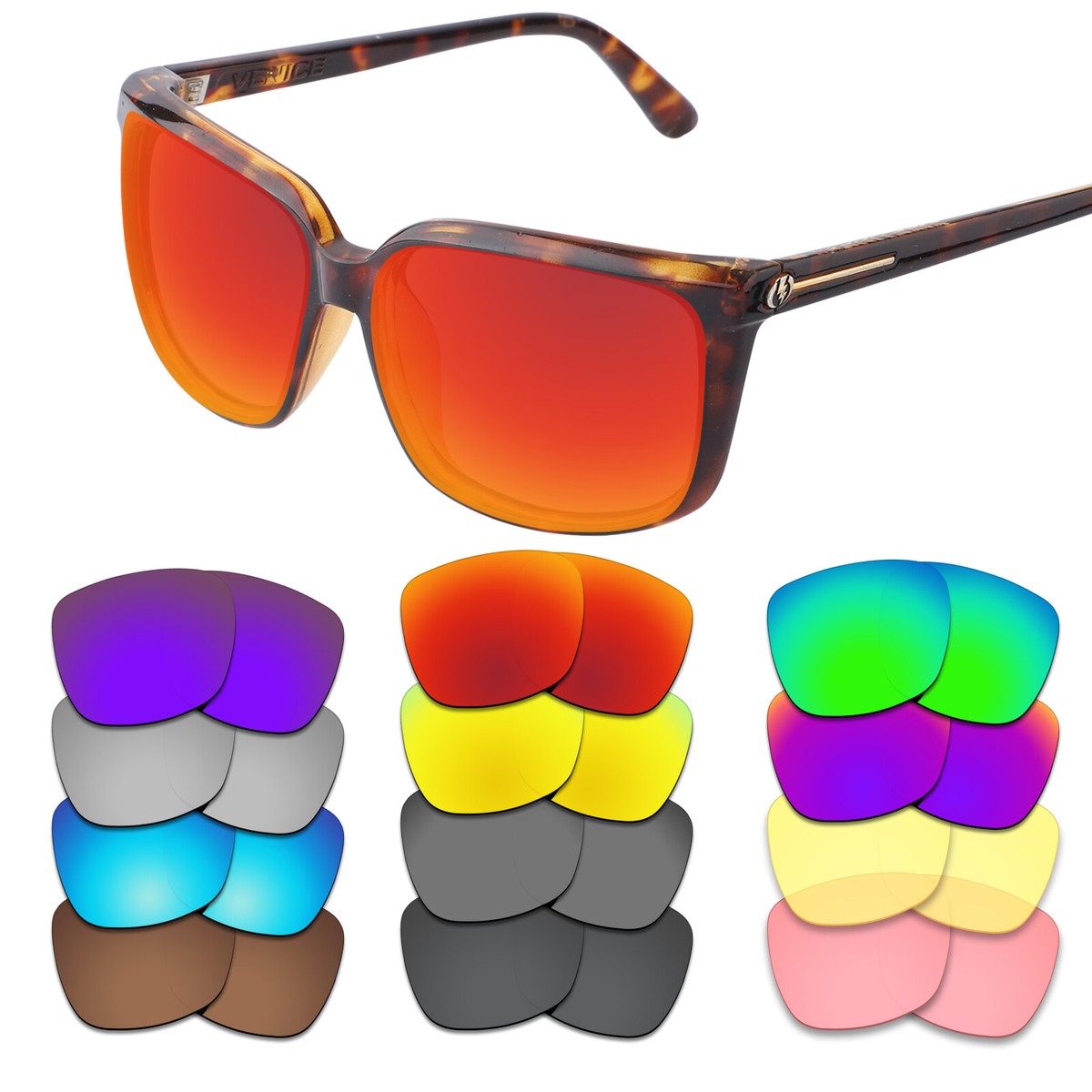 EYAR Polarized Replacement Lens for-Electric Venice Sunglasses