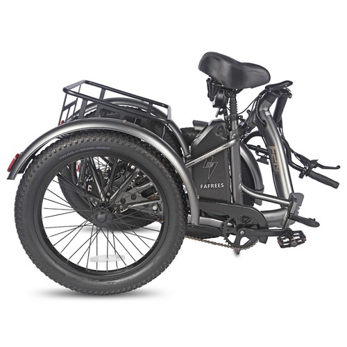 Fafrees F20 Mate Elektro Dreirad 20 Zoll E Bike 500W 3 Räder eBike mit Korb 18AH - Bild 13 von 14