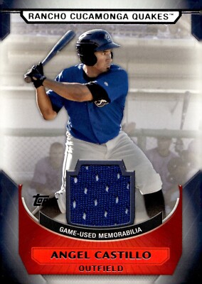 2011 Topps Pro Debut Materials #AC Angel Castillo Rancho Cucamonga Quakes