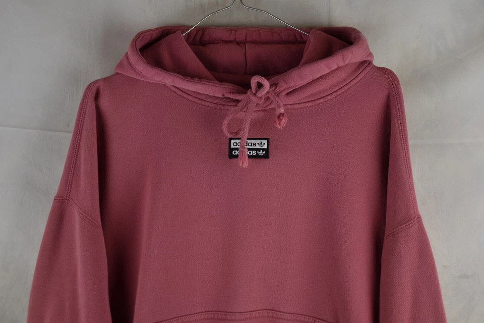 ADIDAS Pink Hoodie size Uk 6 Womens Pullover Sportswear Jumper Casual Outdoors - Image 2 of 4
