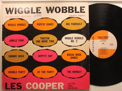 Les Cooper & The Soul Rockers Lp Wiggle Wobble Dance Party On Everlast - Vg V - 第 1/1 張圖片