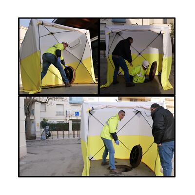 JAX3 | Professional Work Tent | UV50+| 6,2x6,2x7,05 Ft | Instant