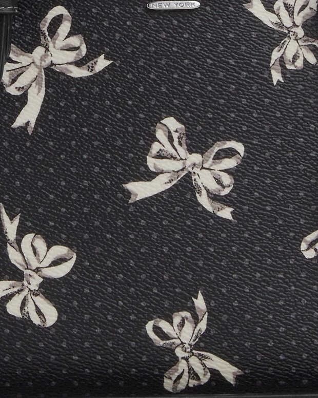 Borsa Coach Mollie nuova con etichetta 25 con stampa fiocco stile CY648 $375