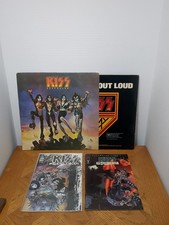 👀 KISS Destroyer Vinyl Record & Comic Book memorabilia lot