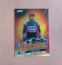 2024 F1 Topps Finest Pierre Gasly Finishers Gold /50 Refractor Alpine BWT SSP SP