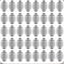 1/2 Inch Liquid Tight Conduit Connectors – 40 Pack