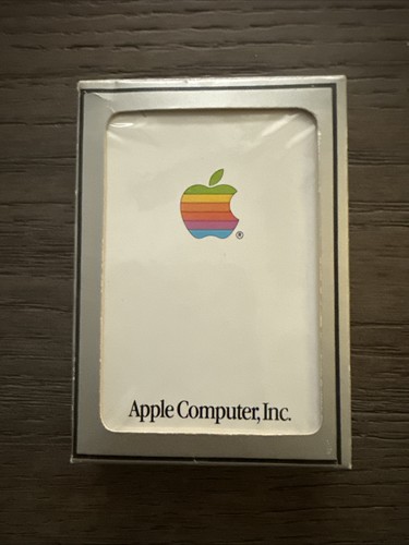 Ordinateur Macintosh Apple 1988 comme neuf Cartes à jouer *SCELLÉ DANS EMBALLAGE* HTF