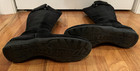 Women's Paul Green Abby Black Suede Tall Boots Size 7 Comfortable Zipper Stretch — photo 9